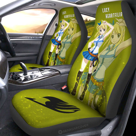 Lucy Heartfilia Car Seat Covers Custom - Gearcarcover - 2