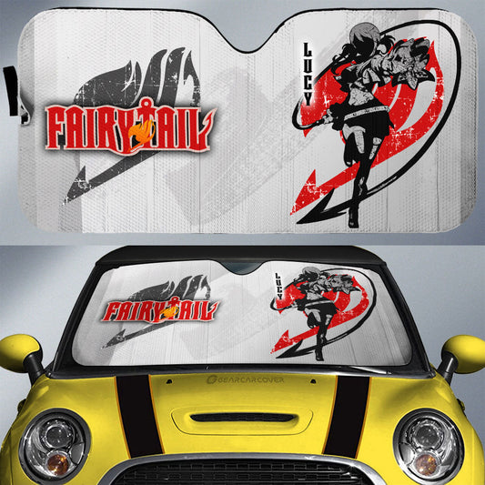 Lucy Heartfilia Car Sunshade Custom Car Accessories - Gearcarcover - 1