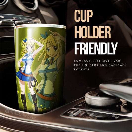 Lucy Heartfilia Tumbler Cup Custom - Gearcarcover - 2