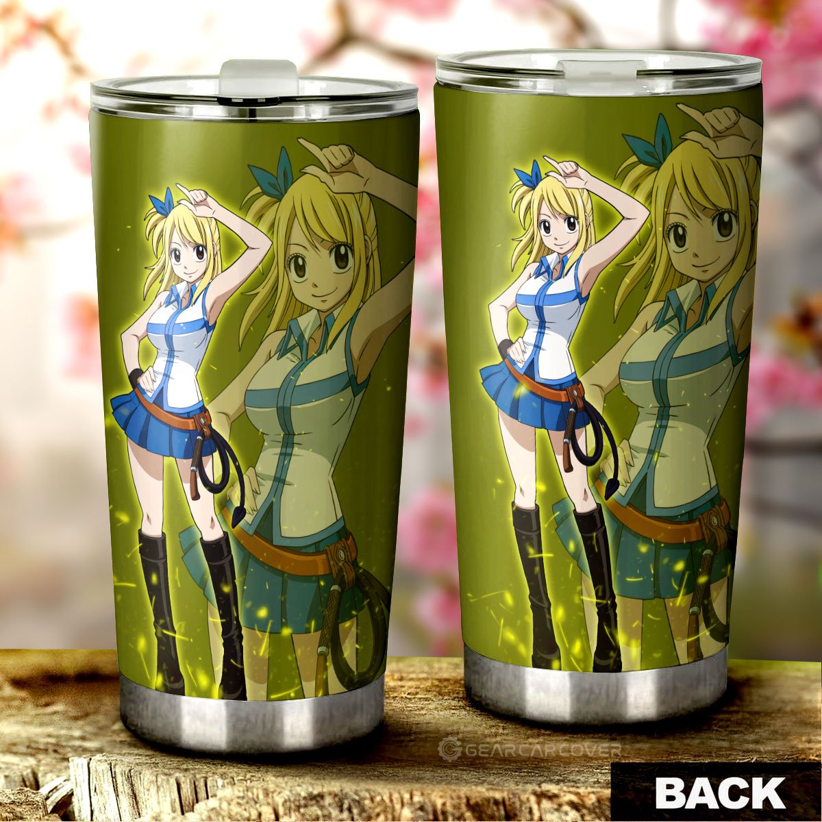 Lucy Heartfilia Tumbler Cup Custom - Gearcarcover - 3