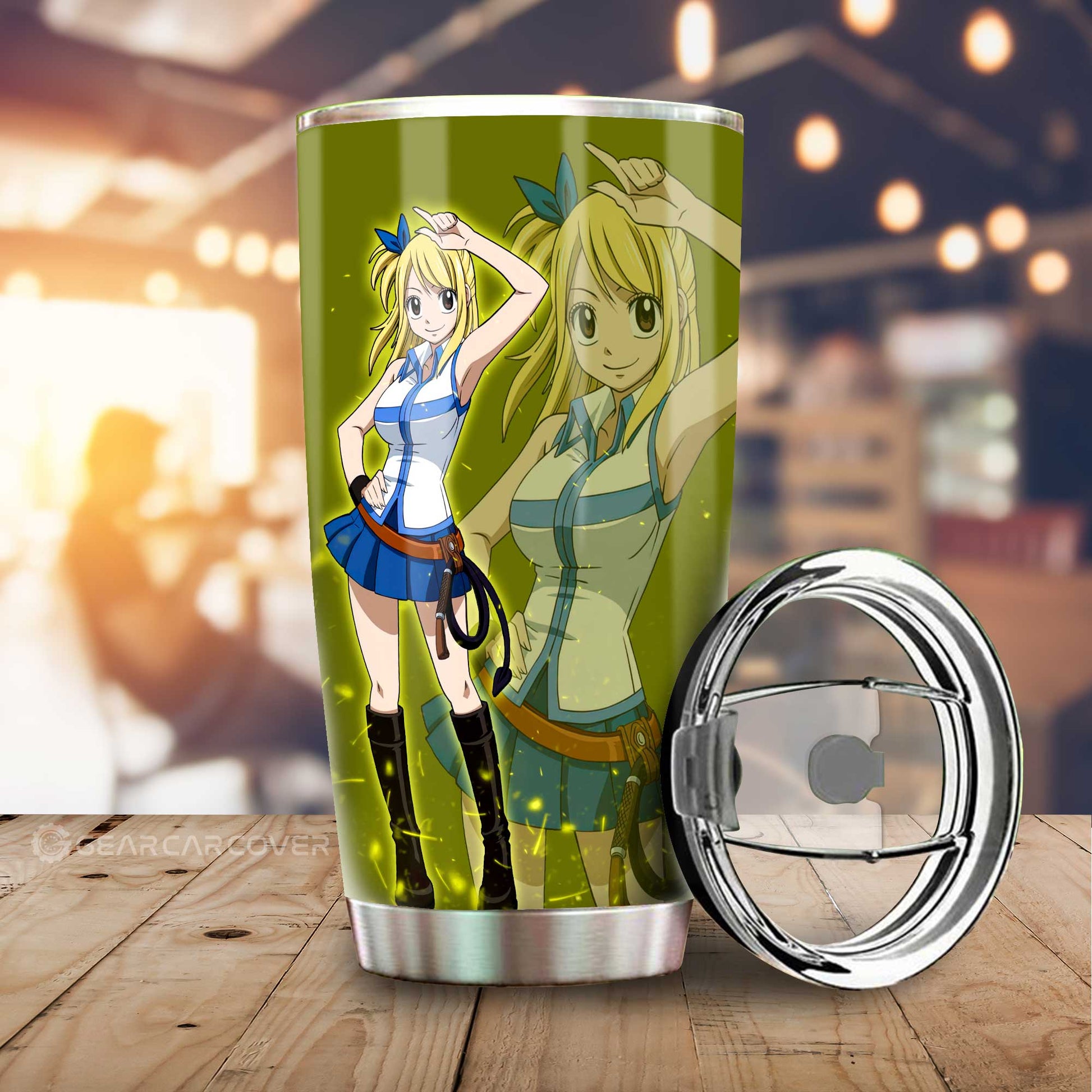 Lucy Heartfilia Tumbler Cup Custom - Gearcarcover - 1