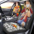 Luffy And ACE Car Seat Covers Custom Car Accessories - Gearcarcover - 2