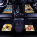 Luffy And Ace Car Floor Mats Custom Map Car Accessories For Fans - Gearcarcover - 3