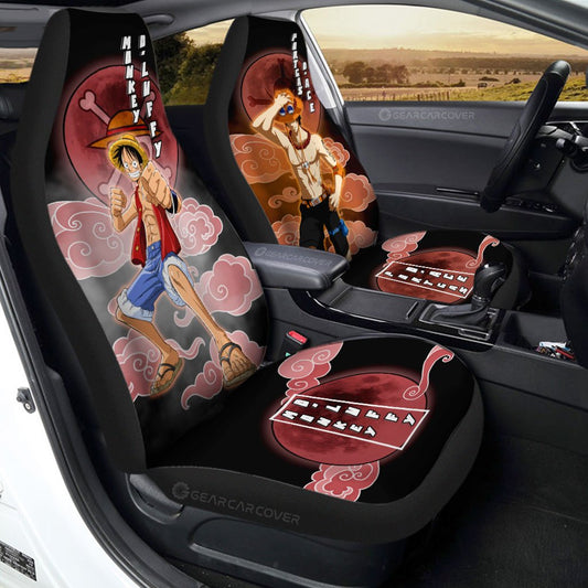 Luffy And Ace Car Seat Covers Custom For Fans - Gearcarcover - 1