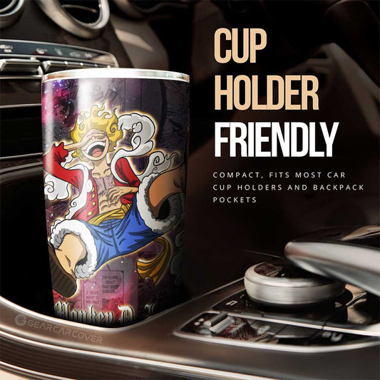 Luffy And Ace Tumbler Cup Custom Car Accessories Manga Galaxy Style - Gearcarcover - 2
