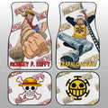 Luffy And Law Car Floor Mats Custom - Gearcarcover - 1