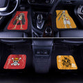 Luffy And Law Car Floor Mats Custom Red Car Accessories - Gearcarcover - 2