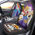 Luffy And Nami Car Seat Covers Custom Galaxy Style One Piece Anime Car Accessories - Gearcarcover - 2