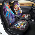 Luffy And Nami Car Seat Covers Custom Galaxy Style One Piece Anime Car Accessories - Gearcarcover - 1