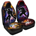 Luffy And Nami Car Seat Covers Custom Silhouette Style - Gearcarcover - 3