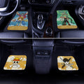 Luffy And Zoro Car Floor Mats Custom Map Car Accessories For Fans - Gearcarcover - 3