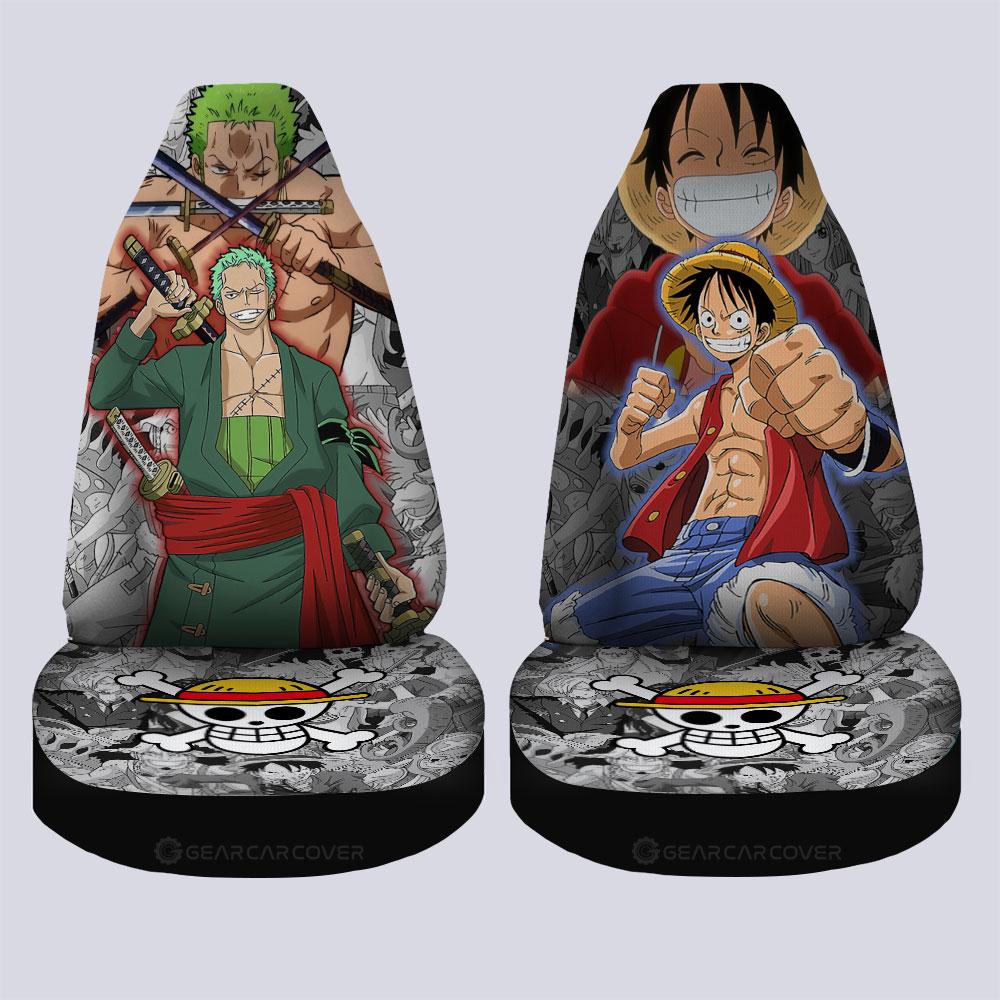 Luffy And Zoro Car Seat Covers Custom Car Accessories - Gearcarcover - 4
