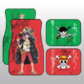 Luffy And Zoro Film Red Car Floor Mats Custom Car Accessories - Gearcarcover - 3