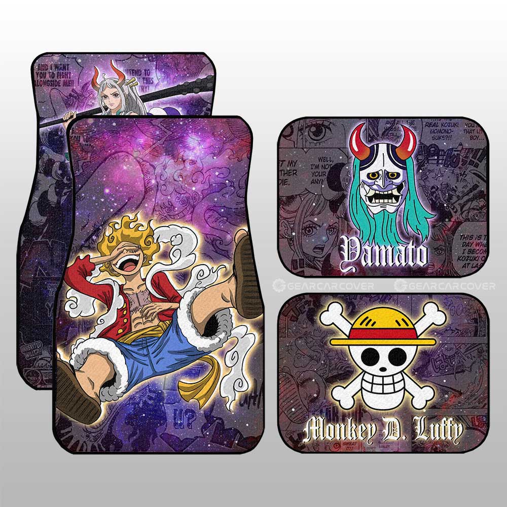 Luffy and Yamato Car Floor Mats Custom Car Accessories - Gearcarcover - 3