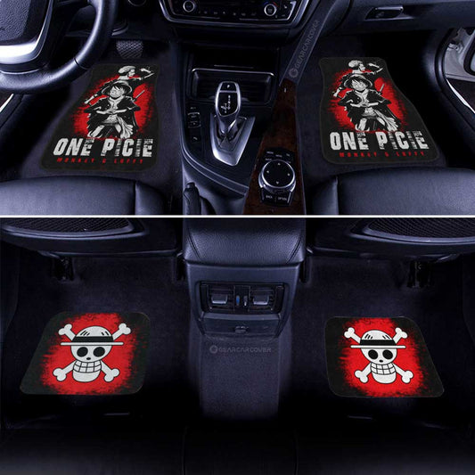 Luffy x Zoro Car Floor Mats Custom Car Accessories - Gearcarcover - 2