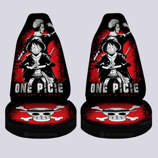 Luffy x Zoro Car Seat Covers Custom Car Accessories - Gearcarcover - 2