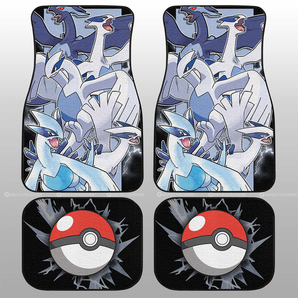 Lugia Car Floor Mats Custom Car Accessories For Fans - Gearcarcover - 1