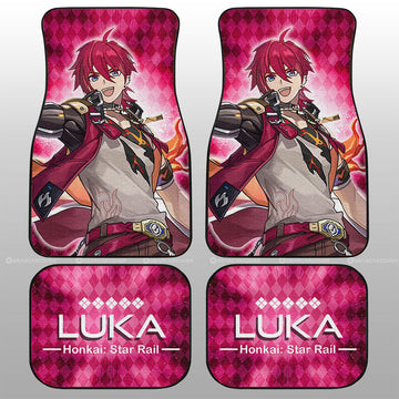 Luka Car Floor Mats Custom Honkai Star Rail Car Accessories - Gearcarcover - 1