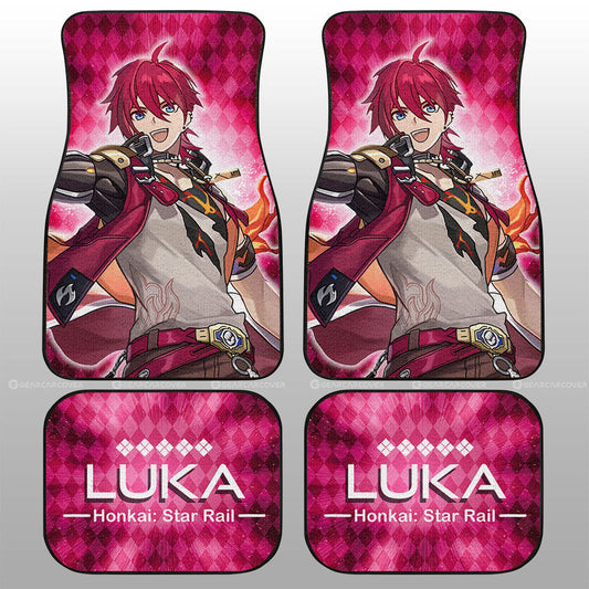 Luka Car Floor Mats Custom Honkai Star Rail Car Accessories - Gearcarcover - 1