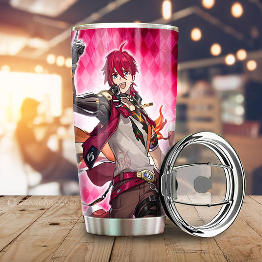Luka Tumbler Cup Custom Honkai Star Rail Car Accessories - Gearcarcover - 2