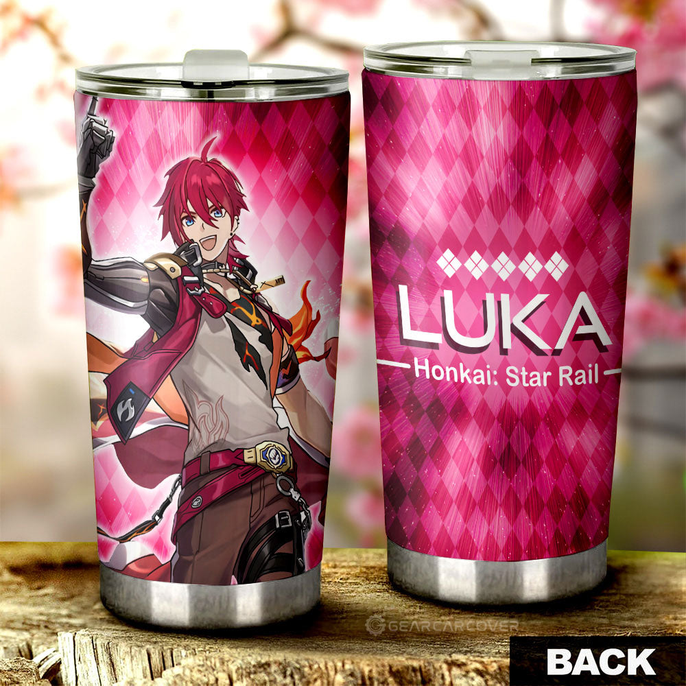 Luka Tumbler Cup Custom Honkai Star Rail Car Accessories - Gearcarcover - 1