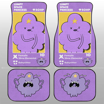 Lumpy Space Princess Car Floor Mats Custom Adventure Time Car Accessories - Gearcarcover - 1