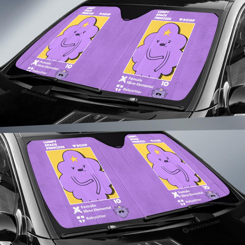Lumpy Space Princess Car Sunshade Custom Adventure Time Car Accessories - Gearcarcover - 2
