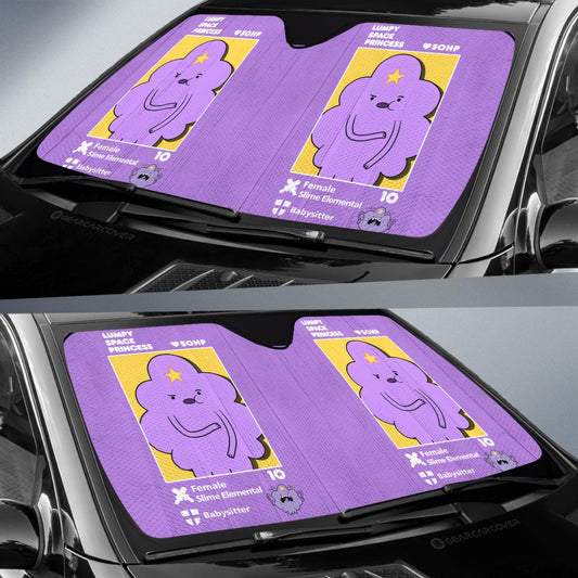 Lumpy Space Princess Car Sunshade Custom Adventure Time Car Accessories - Gearcarcover - 2