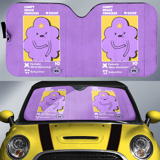 Lumpy Space Princess Car Sunshade Custom Adventure Time Car Accessories - Gearcarcover - 1