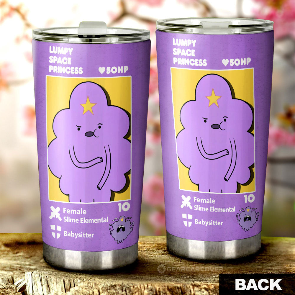 Lumpy Space Princess Tumbler Cup Custom Adventure Time Car Accessories - Gearcarcover - 2