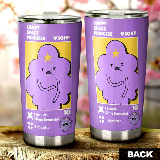 Lumpy Space Princess Tumbler Cup Custom Adventure Time Car Accessories - Gearcarcover - 2