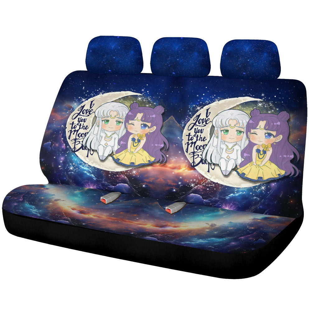 Luna And Artemis Car Back Seat Covers Custom Car Accessories - Gearcarcover - 1