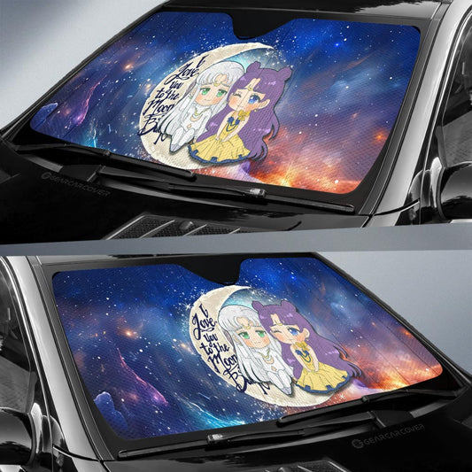 Luna And Artemis Car Sunshade Custom Car Accessories - Gearcarcover - 2