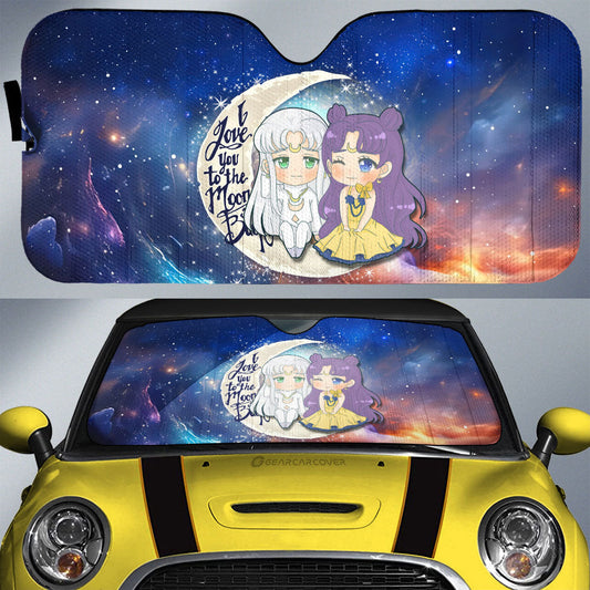 Luna And Artemis Car Sunshade Custom Car Accessories - Gearcarcover - 1