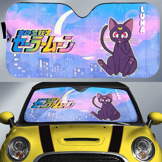 Luna Car Sunshade Custom Car Interior Accessories Gift For Fan - Gearcarcover - 1