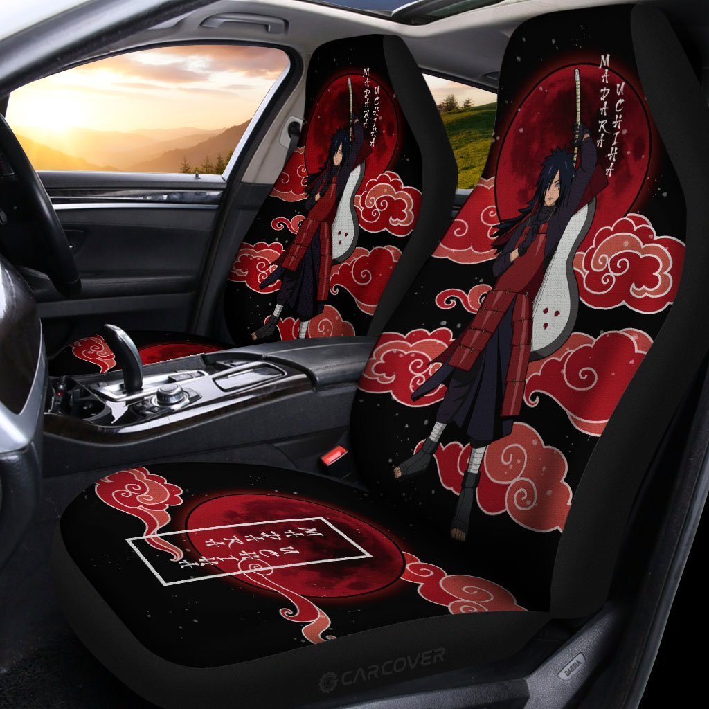 Madara Akatsuki Car Seat Covers Custom Anime Car Accessories - Gearcarcover - 2