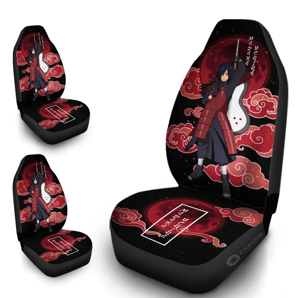 Madara Akatsuki Car Seat Covers Custom Anime Car Accessories - Gearcarcover - 4