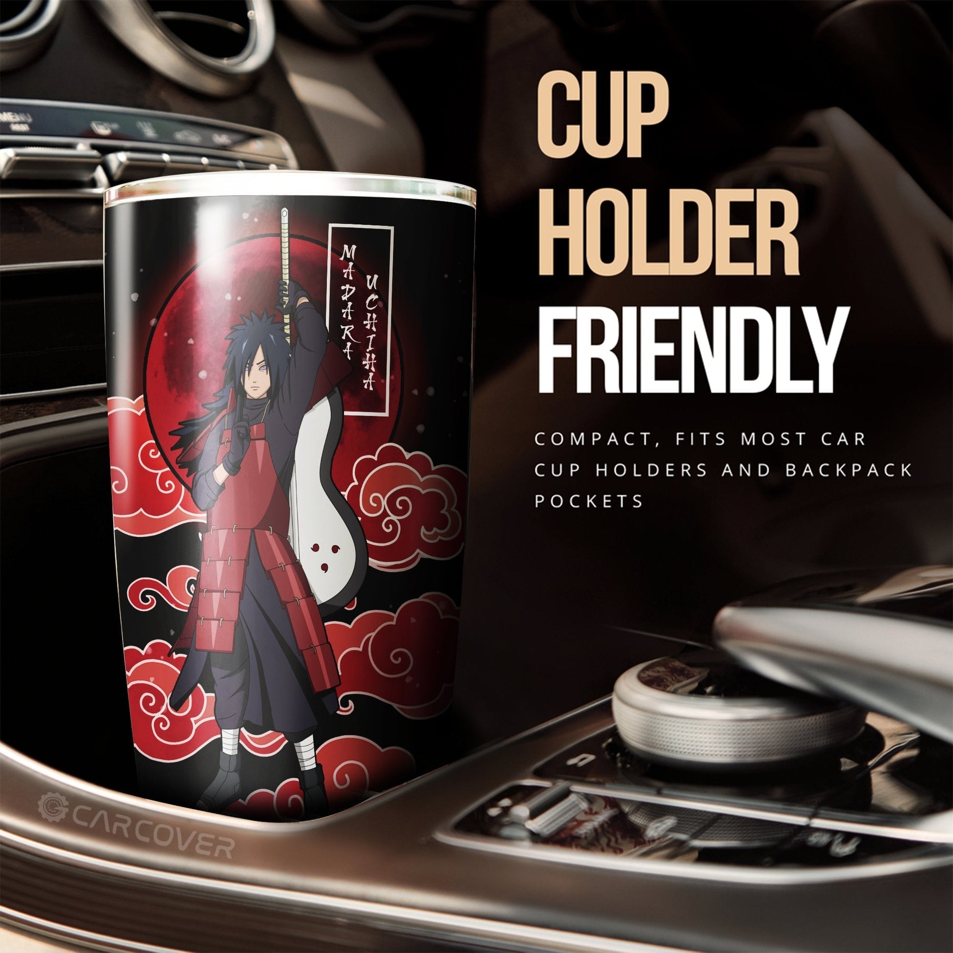 Madara Akatsuki Tumbler Cup Custom Anime Car Accessories - Gearcarcover - 2