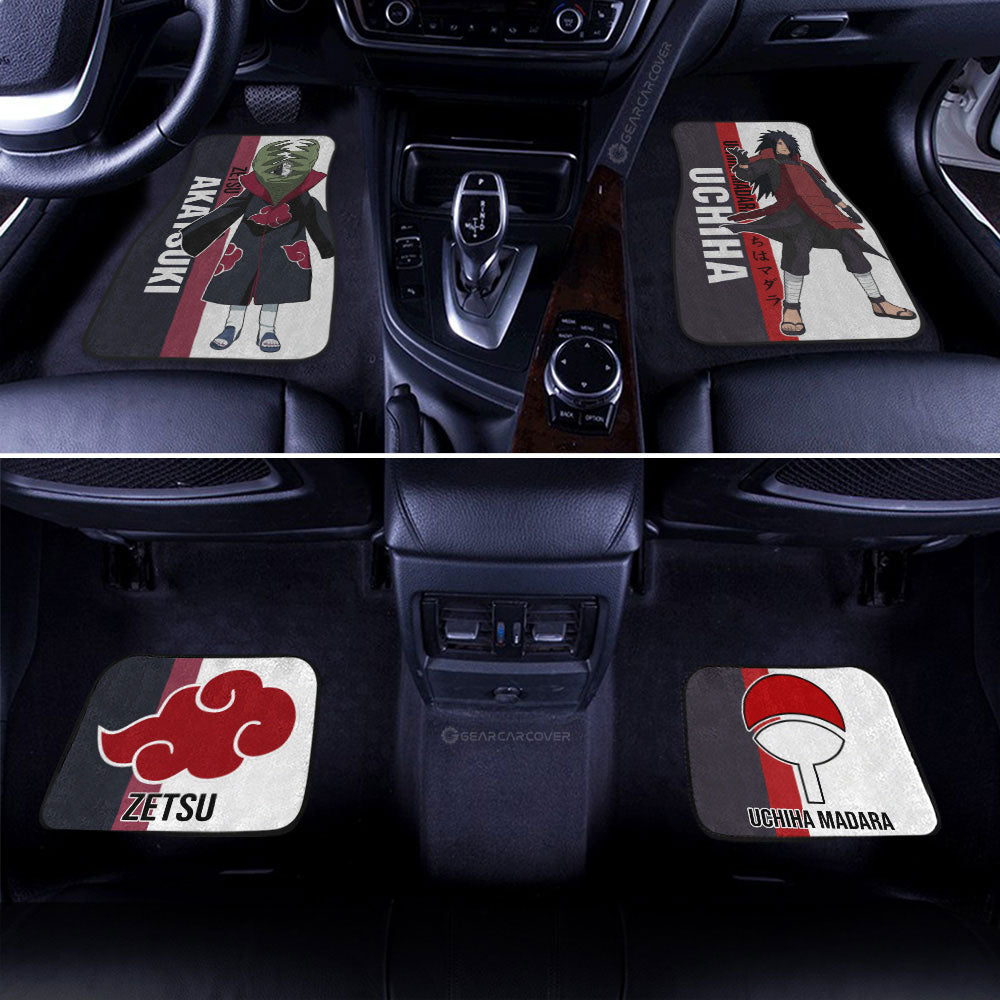 Madara And Zetsu Car Floor Mats Custom Anime Car Accessories For Fans - Gearcarcover - 3