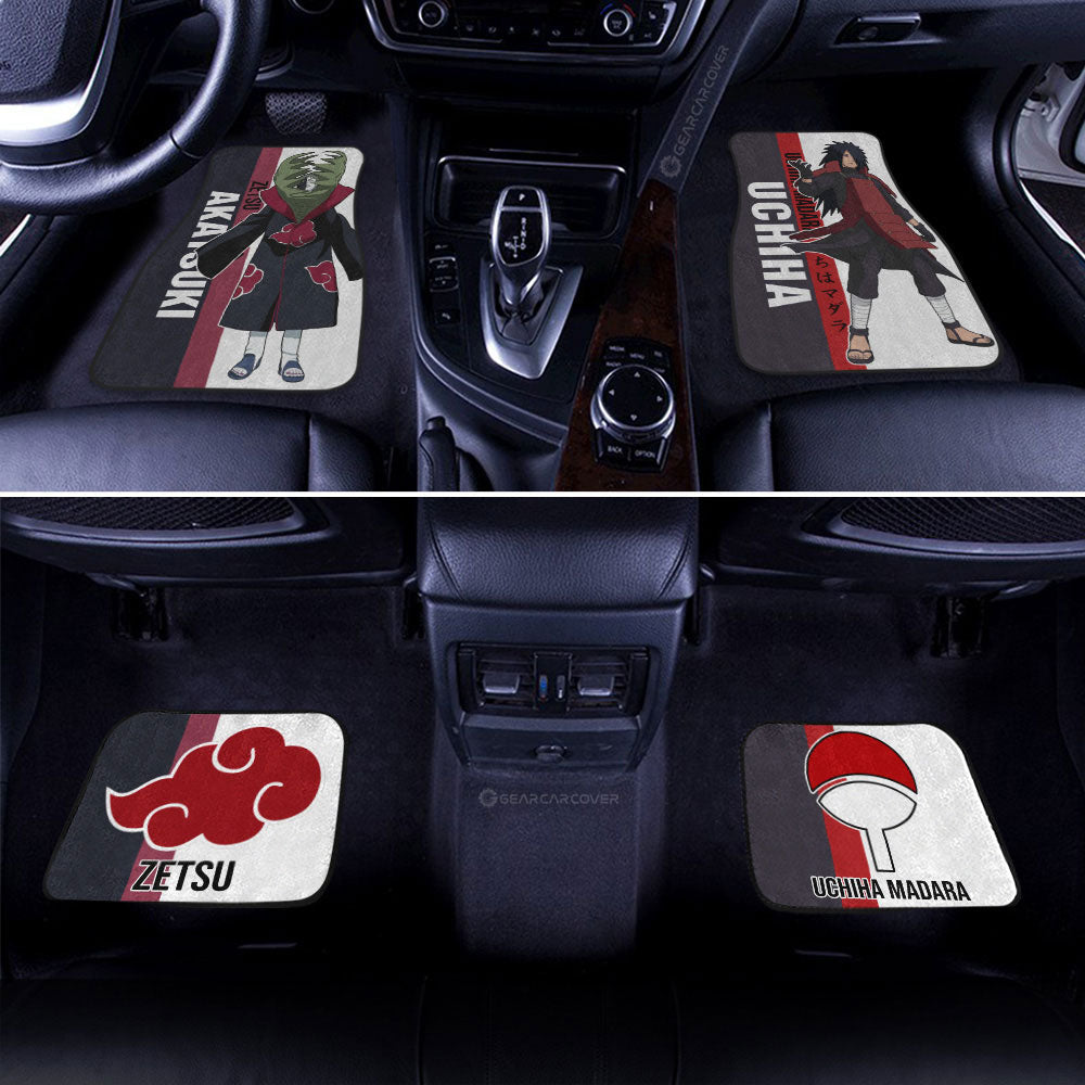 Madara And Zetsu Car Floor Mats Custom Car Accessories For Fans - Gearcarcover - 3