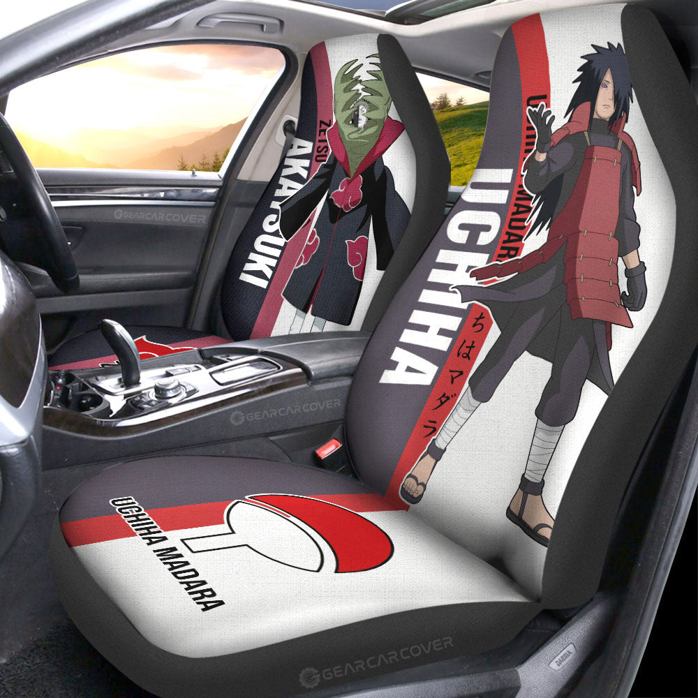 Madara And Zetsu Car Seat Covers Custom Anime Car Accessories For Fans - Gearcarcover - 2