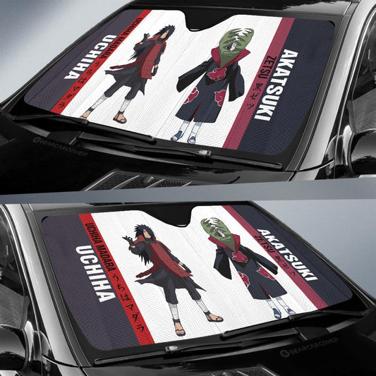 Madara And Zetsu Car Sunshade Custom Anime Car Accessories For Fans - Gearcarcover - 2