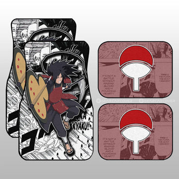 Madara Car Floor Mats Custom Car Accessories Mix Manga - Gearcarcover - 1