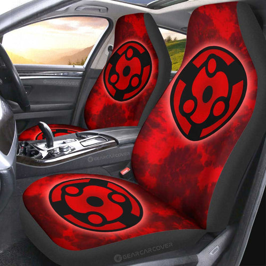 Madara Eternal Mangekyo Sharingan Car Seat Covers Custom Anime Tie Dye Style - Gearcarcover - 2