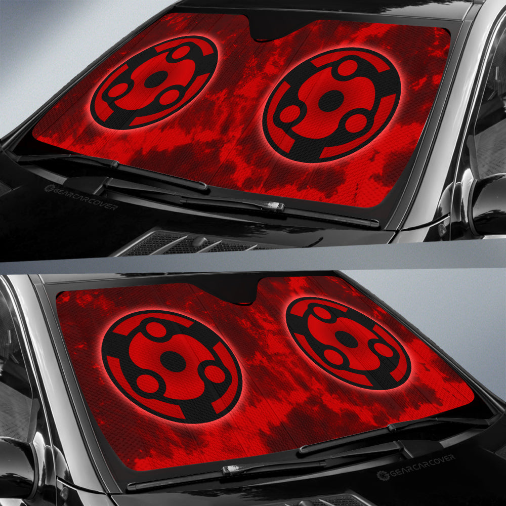 Madara Eternal Mangekyo Sharingan Car Sunshade Custom Tie Dye Style - Gearcarcover - 2