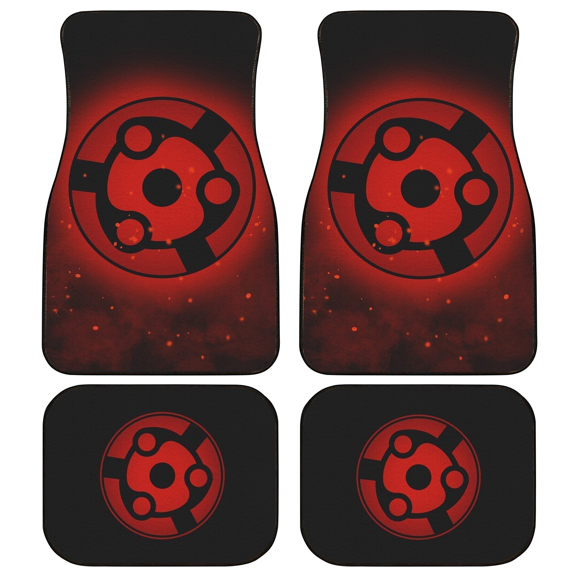 Madara Eternal Mangekyou Car Floor Mats Custom Sharingan Anime Car Accessories - Gearcarcover - 1