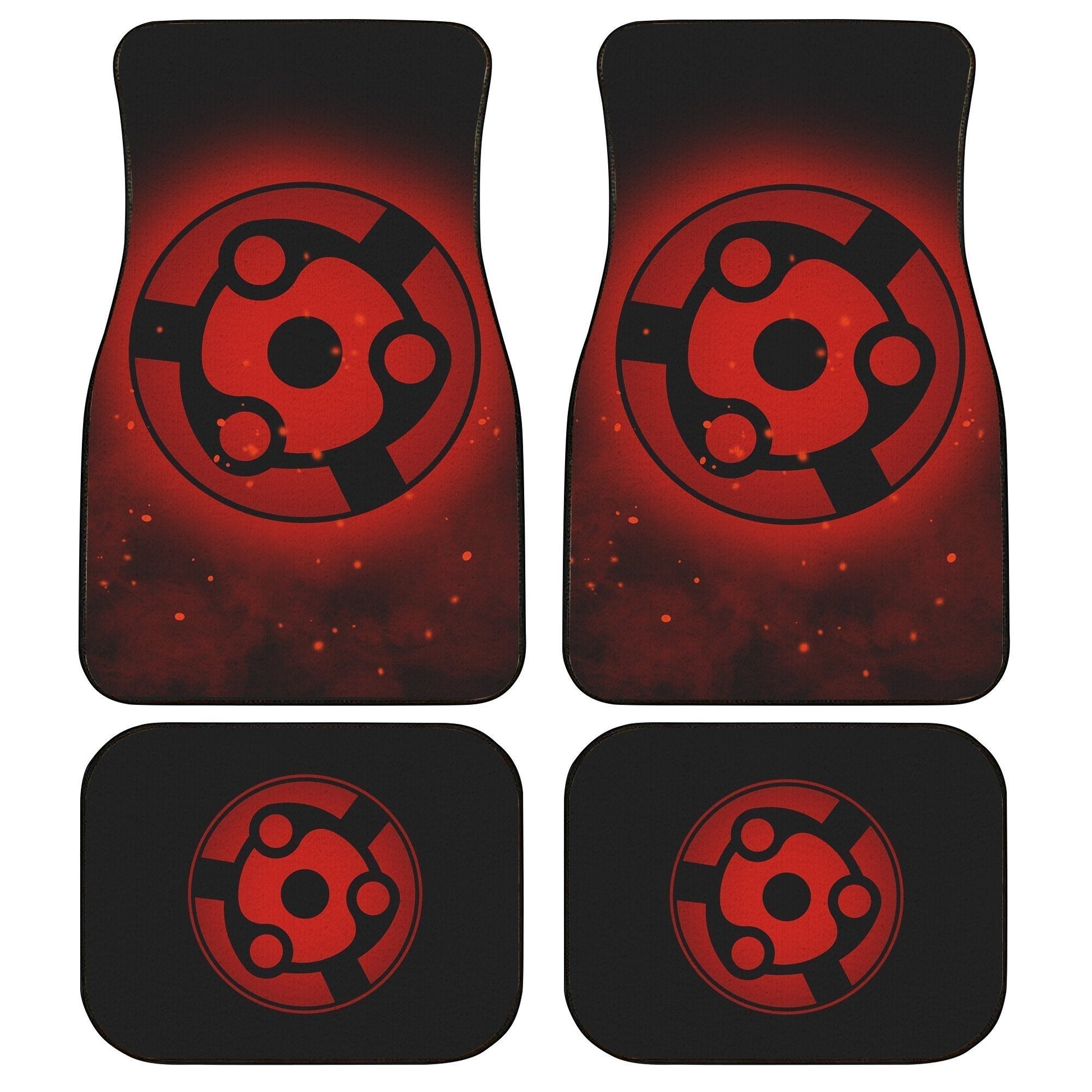 Madara Eternal Mangekyou Car Floor Mats Custom Sharingan Anime Car Accessories - Gearcarcover - 1