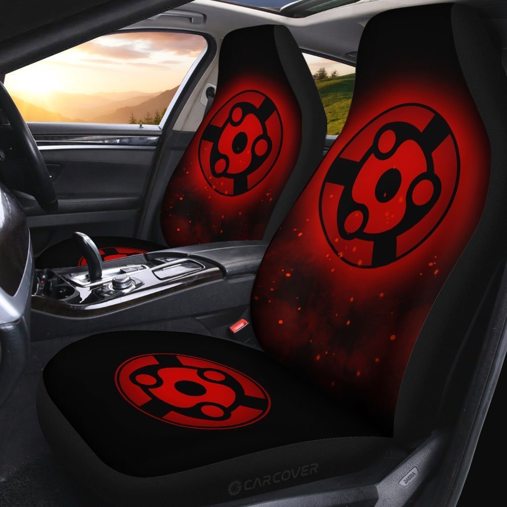 Madara Eternal Mangekyou Car Seat Covers Custom Sharingan Anime Car Accessories - Gearcarcover - 2