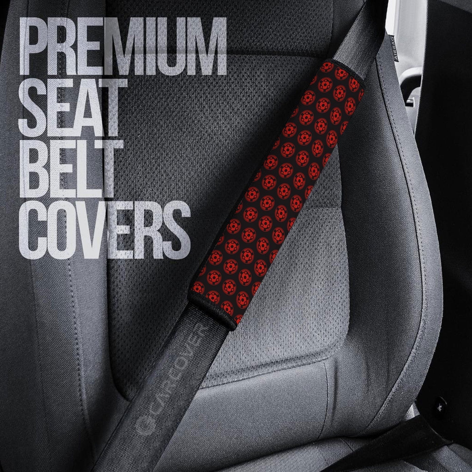 Madara Eternal Mangekyou Seat Belt Covers Custom Anime Car Accessories - Gearcarcover - 3