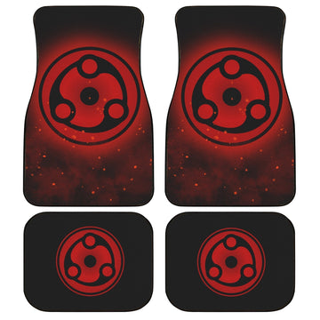 Madara Mangekyou Car Floor Mats Custom Sharingan Anime Car Accessories - Gearcarcover - 1